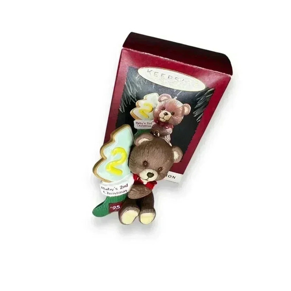 VTG 90s Hallmark Keepsake Ornaments Lot x4 Ornaments Baby Girl LOONEY TUNES - Picture 10 of 15